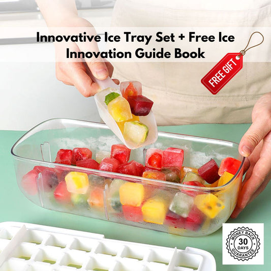 IcyCreations Ice Tray Set + Free Ice Innovation Guide Book Modernible 