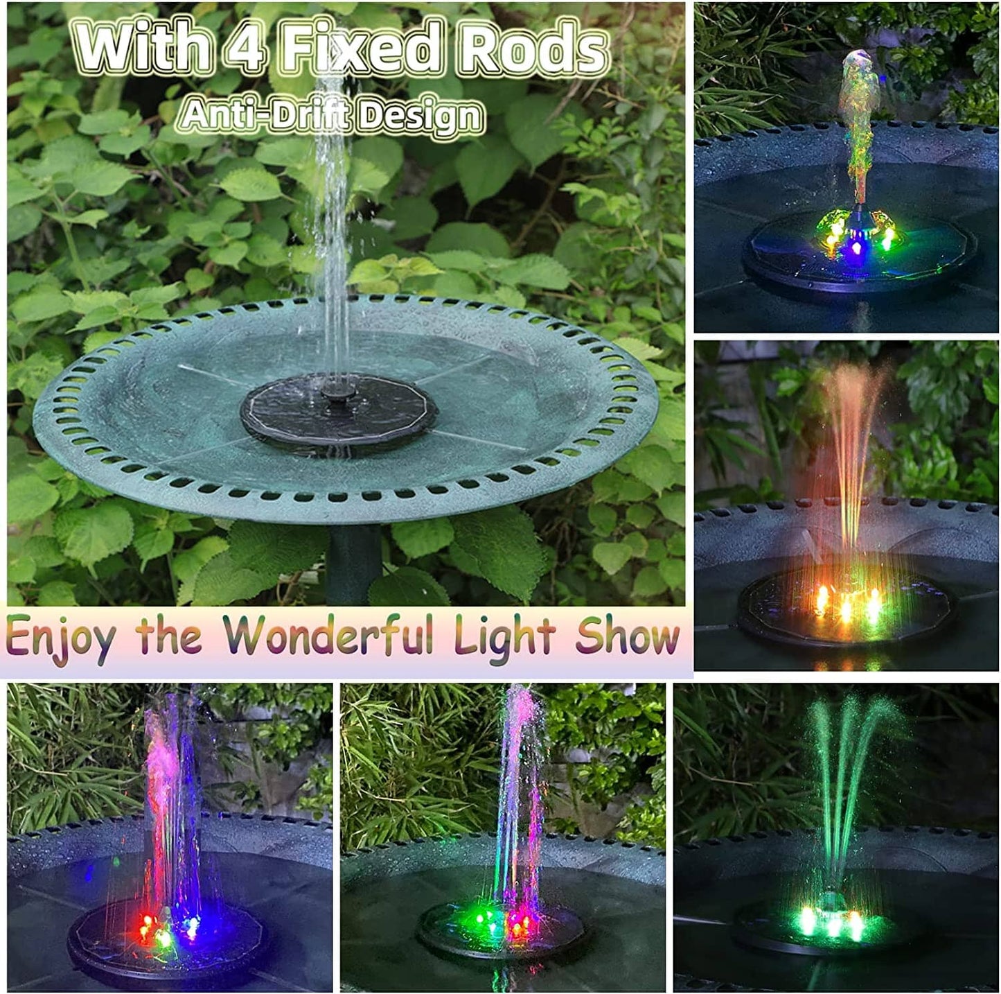 SolarGlow Fountain Modernible 